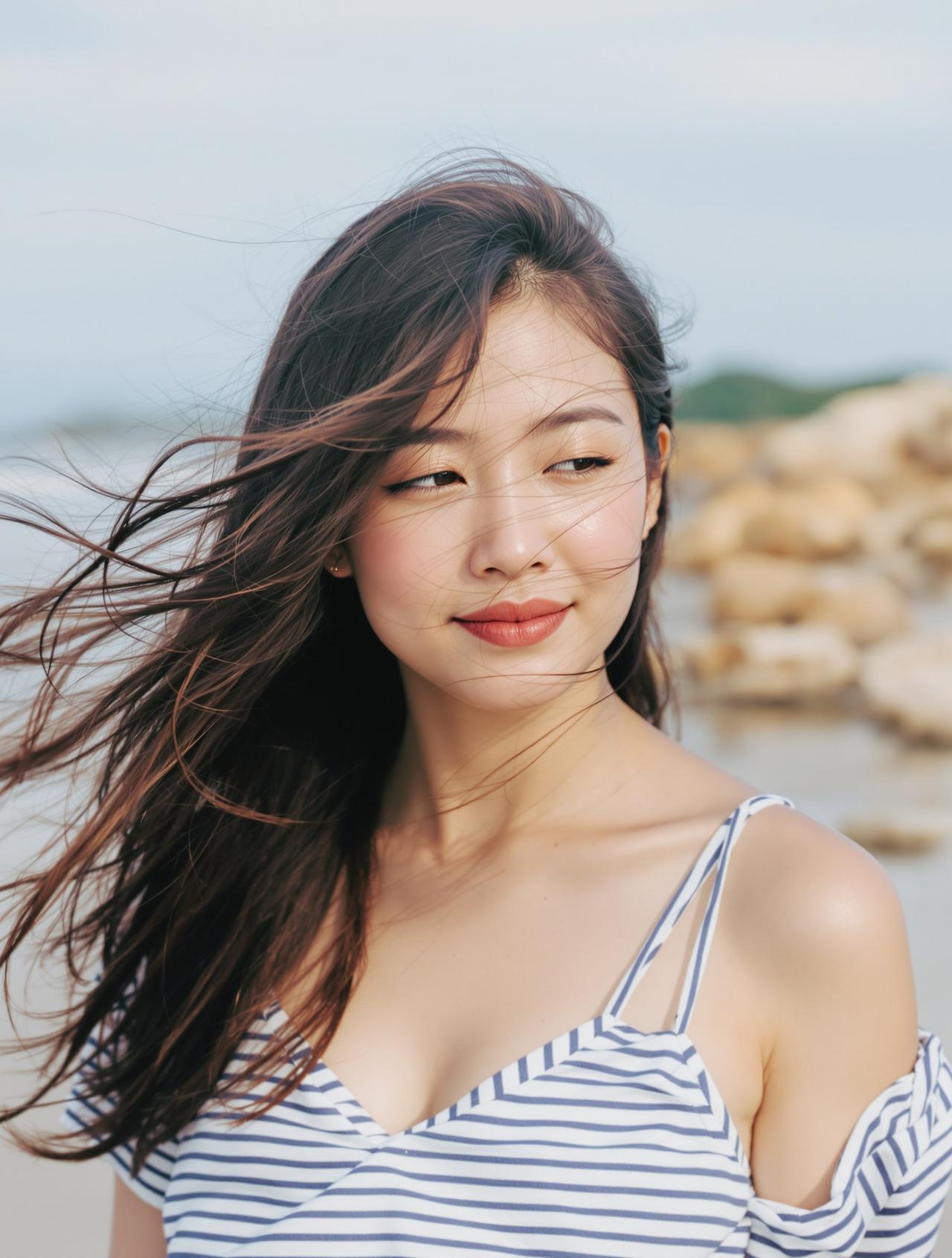 Ugirls写真作品 - 海风微醺 - 抖音福利姬